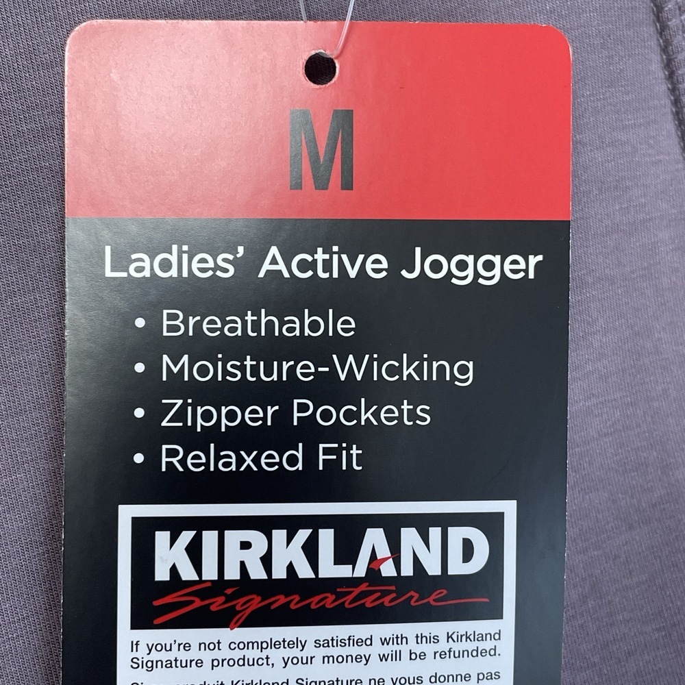 Kirkland Signature Women's M Active Jogger Purple H0678 - Picture 3 of 8